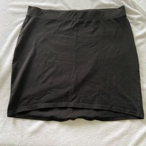 Black pencil skirt